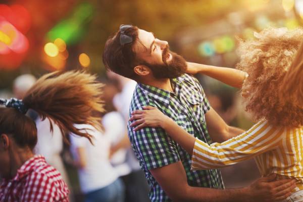 people dancing at country music festival