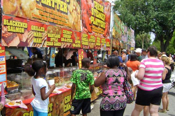 Vendor a seafood festival