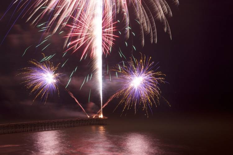 Fireworks at Myrtle Beach.