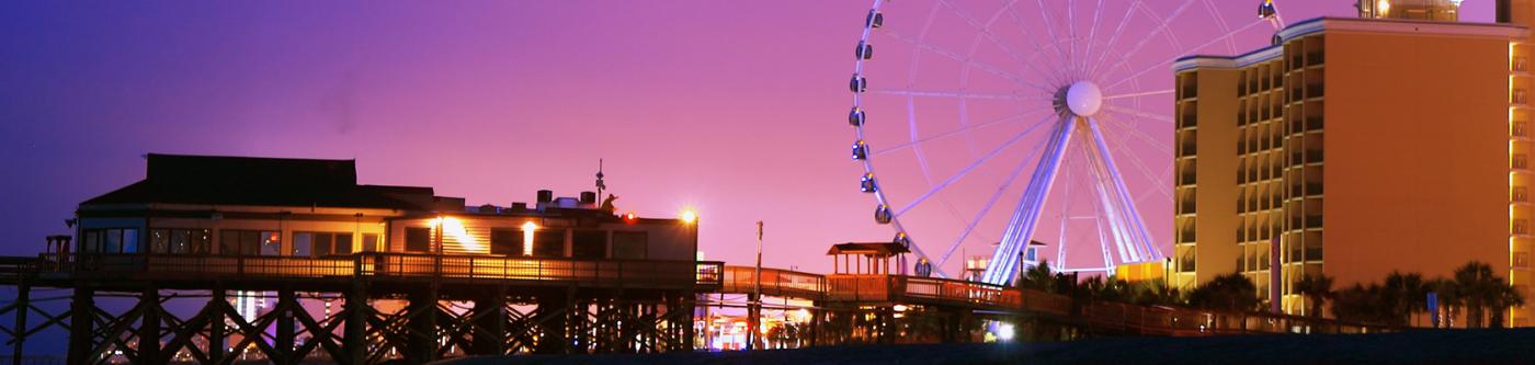 Beautiful city scape view of Myrtle Beach